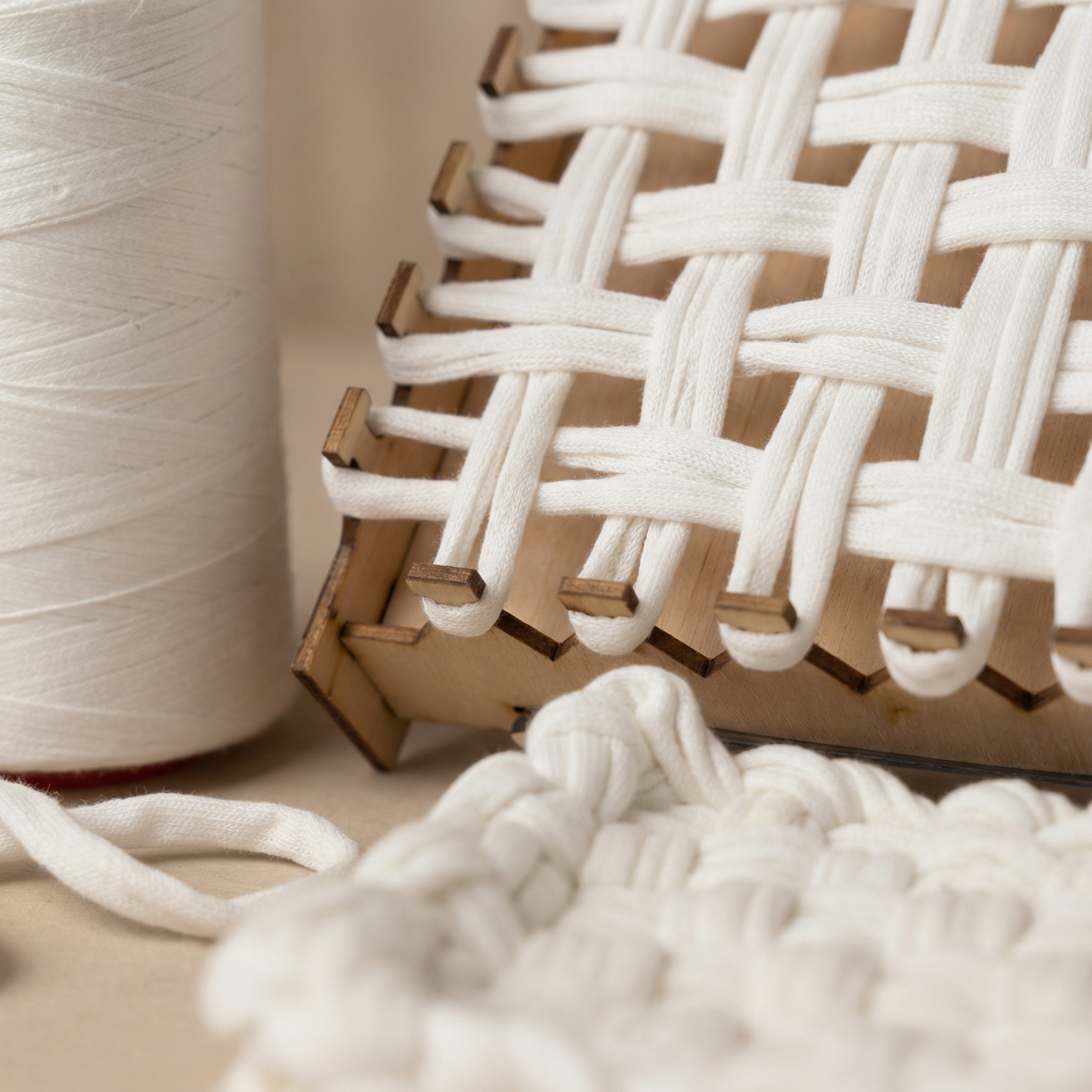 Kit tawashi – Éponges réutilisables à tisser