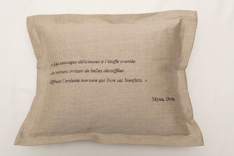 Housse de coussin « Bardane » (rectangulaire)